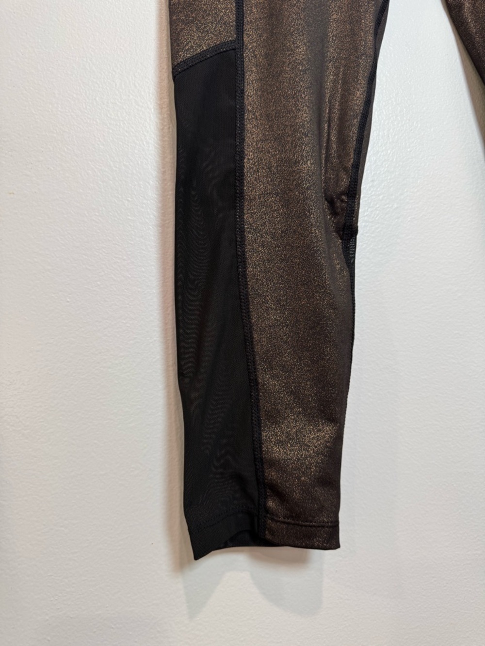Xersion Performance Legging Mid-rise-fitted Jet Black Glitter Medium-Women's-NWT - Picture 7 of 12
